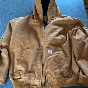 Carhartt Tan Hooded Jacket